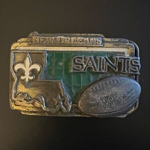 New Orleans Saints Belt Buckle